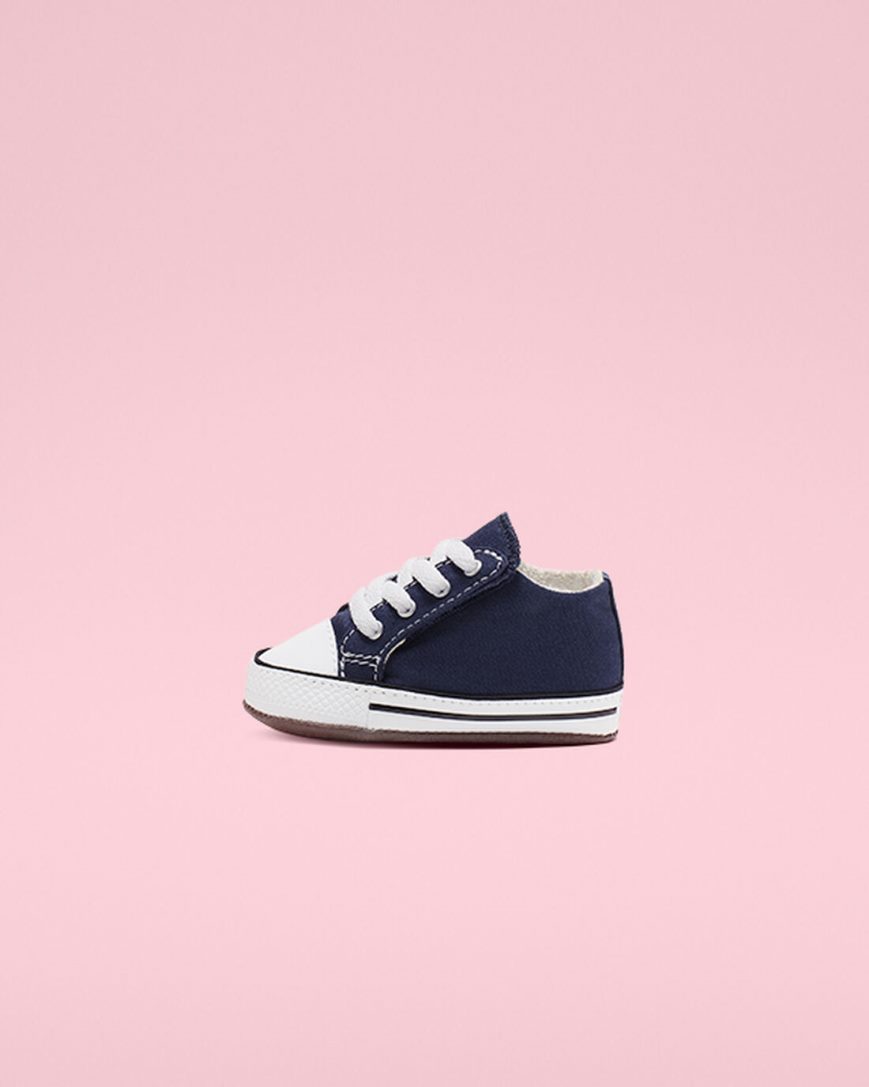 Tenis Converse Chuck Taylor All Star Cribster Easy-On Cano Alto Menino Azul Marinho Bege Branco | PT A05830P